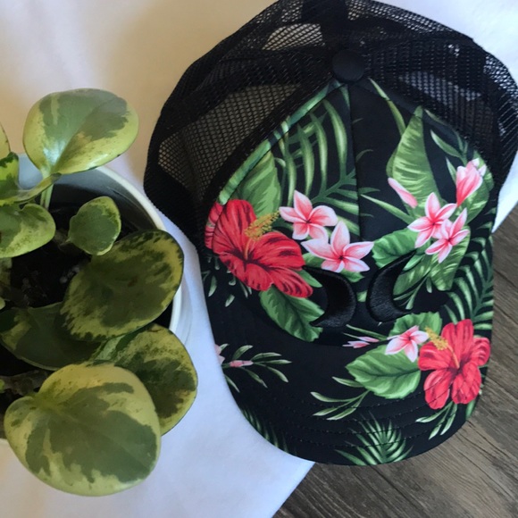 hurley floral hat